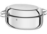 Bräter ZWILLING "Plus", silber (silberfarben), B:25cm H:12,5cm L:40,8cm Ø:38cm, Töpfe, Bräter, SIGMA-Classic Sandwichboden, Induktionsgeeignet