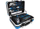 Werkzeugkoffer GÜDE "»GWZK 241«", blau, B:35,5cm H:13,5cm T:27cm, Aufbewahrungsboxen, Werkzeugkoffer, 241 tlg., aus Chrom-Vanadium, Carbon-Stahl