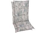 Sesselauflage GO-DE, beige, B:50cm H:7cm T:118cm, Baumwolle, Polyester, Polyurethan, Polsterauflagen, Sesselauflage, 118x50 cm