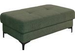 Hockerbank 3C CARINA "Burnaby", grün (oliv), B:126cm H:47cm T:76cm, Hocker, Hockerbank, passend zur Serie "Burnaby", B/T/H: 126/76/47 cm