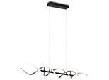 TRIO LEUCHTEN LED Pendelleuchte "Sequence", grau (aluminiumfarben), 1, H: 150cm, 1 Stk., Leuchten, Hängelampe 45W 5600 Lm höhenverstellbar dimmbar Lichtfarbe einstellbar, LED Pendelleuchte