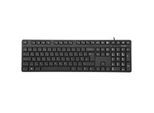 TARGUS USB-Tastatur "Antimicrobial USB Wired Keyboard - UK Layout", schwarz, B:20cm H:10cm T:44cm, Tastaturen, USB-Tastatur