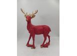 Dekofigur AM DESIGN "Dekoobjekt aus Polyresin", rot, B:37cm H:44cm, Polyresin, Dekofiguren, Dekofigur, BxH: 37x44 cm
