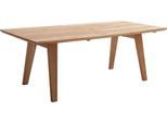 Esstisch MCA LIVING "Volos Esstisch", beige (naturfarben, naturfarben, naturfarben), B:220cm H:76cm T:100cm, Zerreiche massiv aufgedoppelt, Tische, Esstisch