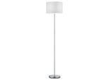 TRIO LEUCHTEN Stehlampe "Hotel", weiß (chromfarben, weiß), 1, Ø 35cm H: 160cm, 1 Stk., Leuchten, Fussschalter,Leuchtmittel tauschbar, Stehlampe