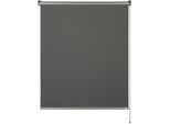 Seitenzugrollo "Thermorollo Martha", grau (anthrazit), B:60cm H:150cm, Polyester, SCHÖNER WOHNEN-KOLLEKTION, Rollos, Seitenzugrollo, Schöner Wohnen Rollo, geklebt