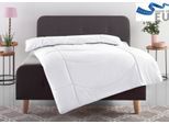 Microfaserbettdecke OTTO HOME "Microlux, Bettdecke 135x200 cm und Übergrößen bis 240x220cm", weiß, B:135cm L:200cm, Bezug: 100% Polyester. Obermaterial: 100% Polyester. Füllung: 100% Polyester, Bettdecken, Microfaserbettdecke, fest versteppter Bezug - keine Bettwäsche nötig, Sommer, Winter