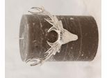 Dekoobjekt AM DESIGN "Kerzenstecker, aus Aluminium", silber, B:12cm, Aluminium, Dekofiguren, Dekoobjekt, 8er Set, Breite ca. 12 cm