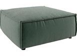 Polsterhocker 3C CANDY "Matteo", grün, B:95cm H:40cm T:95cm, 95% Polyester, 5% Nylon, Hocker, Polsterhocker, passend zu "Matteo", in Cord- und Feincordbezug