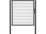 Zauneinzeltür ALBERTS "Flexo Plus", grau (anthrazit), B:150cm H:160cm, Stahl, Tore, Zauneinzeltür, anthrazit, verschiedene Abmessungen