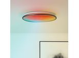 BRILLIANT LED Deckenleuchte "Heida", schwarz, Ø 49cm H: 7,5cm, Leuchten, 3000 lm, Ø 49 cm, Metall/Kunststoff, schwarz, LED Deckenleuchte