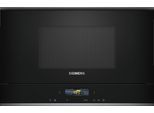 SIEMENS Einbau-Mikrowelle "BE732R1B1", schwarz, B:59,4cm H:38,2cm T:31,8cm, Mikrowellen, TouchControl für eine einfach und direkte Auswahl der Heizarten, Einbau-Mikrowelle