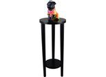 Beistelltisch MIRRORS AND MORE "ACTA", schwarz, B:30cm H:70cm, Tische, Beistelltisch