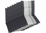 Sesselauflage GO-DE "Amalfi", grau, B:48cm H:4cm T:108cm, Baumwolle, Polyester, Polyurethan, Polsterauflagen, Sesselauflage, 108x48 cm