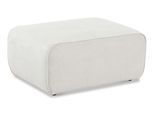 Polsterhocker HOME AFFAIRE "Noord 92/66 cm", beige (natur), B:92cm H:44cm T:66cm, 94%PER, 6% NYL, Hocker, Polsterhocker, mit Kedernaht, schöne Serienergänzung