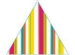Sonnensegel BENT "Zip-Canvas", bunt (karibik weiß gestreift, rv hellblau), Sonnensegel, B/T: 250cm x 250cm, Polyester, Sonnensegel, B:250cm T:250cm