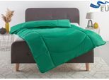 Microfaserbettdecke OTTO HOME "Microlux, Bettdecke 135x200 cm und Übergrößen bis 240x220cm", grün, B:135cm L:200cm, Bezug: 100% Polyester. Obermaterial: 100% Polyester. Füllung: 100% Polyester, Bettdecken, Microfaserbettdecke, fest versteppter Bezug - keine Bettwäsche nötig, Sommer, Winter