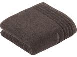 Handtuch VOSSEN "Vienna Style Supersoft", grau (slate grau), B:50cm L:100cm, Webfrottier, Baumwolle, Handtücher, Handtuch, Supersoft Baumwolle
