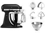 KITCHENAID Küchenmaschine "Küchenmaschine 5KSM175PSEBK GUSSEISEN SCHWARZ", schwarz (gusseisen schwarz), B:24cm H:36cm T:37cm, Küchenmaschinen, Küchenmaschine