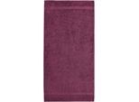 Duschtuch DYCKHOFF "Planet", lila (beere), B:70cm L:140cm, Walkfrottier, Obermaterial: 100% Baumwolle, Handtücher, Duschtuch