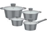 Topf-Set GSW "Bolero", grau, Töpfe, Topf-Set, Induktion