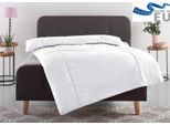 Microfaserbettdecke OTTO HOME "Microlux, Bettdecke 135x200 cm und Übergrößen bis 240x220cm", weiß, B:135cm L:200cm, Bezug: 100% Polyester. Obermaterial: 100% Polyester. Füllung: 100% Polyester, Bettdecken, Microfaserbettdecke, fest versteppter Bezug - keine Bettwäsche nötig, Sommer, Winter