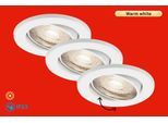 BRILONER LEUCHTEN LED Einbauleuchte "STEN", weiß (weiß, neutral), Leuchten, LED Einbauleuchte