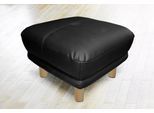 Fußhocker TRENDMANUFAKTUR "Cecilia", schwarz, B:66cm H:44cm T:66cm, Hocker, Fußhocker