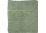 Saunatuch SCHIESSER "Turin in angesagter Reiskornoptik", grün, B:75cm L:200cm, Frottier, Frottier, Handtücher, Saunatuch, Made in Green