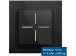 HOMEMATIC IP Smarter Lichtschalter "Glastaster", schwarz, B:12,5cm H:5cm T:12,5cm, Smart-Home-Stationen, Smarter Lichtschalter