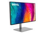 BENQ LED-Monitor "PD3226G", Energieeffizienz: G, silber, schwarz, B:71,43cm H:43,04cm T:7,57cm, Monitore, LED-Monitor
