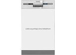 EXQUISIT teilintegrierbarer Geschirrspüler "EGSP2109-EB-030E", Energieeffizienz: E, silber (inox), B:44,8cm H:81,5cm T:57cm, Geschirrspüler, Kompakt und ideal für kleine, schmale Nischen, kleine(Single)Haushalte, teilintegrierbarer Geschirrspüler