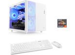 CSL PC "Cube V24215", weiß, Microsoft Windows 11 Home (64 Bit), 32 GB RAM 1.000 GB SSD, Desktop-PCs, PC