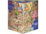 Puzzle HEYE "Yogaland, Degano", bunt, Puzzles, KinderB:80cm H:60cm, Pappe, Motiv, Puzzle, Made in Europe, B:80cm H:60cm