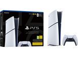 PLAYSTATION 5 Spielekonsole "Digital Edition (Slim)", weiß, schwarz, B:21,6cm H:35,8cm T:9,6cm, Spielekonsolen, Spielekonsole