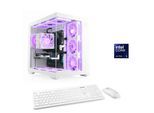 CSL PC "Vitrum Advanced V24540", weiß, Microsoft Windows 11 Home (64 Bit), 16 GB RAM 500 GB SSD, Desktop-PCs, PC
