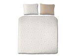 Wendebettwäsche FLORELLA "Beluni creme Fein-Renforcé, 100% Baumwolle", beige (creme), B/L: 200cm x 200cm, 1 Stk., 2 Stk., Renforcé, B/L: 70cm x 90cm, Renforcé, Obermaterial: 100% Baumwolle CO., Bettwäsche, Wendebettwäsche