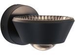 PAULMANN LED Wandleuchte "Sabik", schwarz, 1, H: 8cm, 1 Stk., Leuchten, Sabik IP44 9 / 1x4W, LED-Modul, LED Wandleuchte