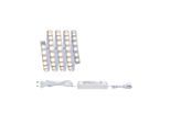 PAULMANN LED-Streifen "MaxLED 500 Basisset 1,5m 9W 230/24V 20VA Silber Kunststoff", silber (silberfarben), Flammen 1 Stk., Gesamtlänge 4,13m, Lichterketten, IP44 Cover 2700K, LED-Streifen