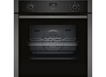 NEFF Einbaubackofen "B1ACE2AG3", Energieeffizienz: A+, grau, B:59,4cm H:59,5cm T:54,8cm, Backöfen, CircoTherm Heißluftsystem ermöglicht optimale Garergebnisse, Einbaubackofen