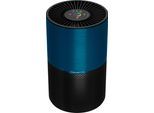 Luftreiniger ROWENTA "Pure Air Compact, Echtzeit-Luftqualitätsanzeige", schwarz, blau, B:20,1cm H:33,3cm T:20,1cm, Luftreiniger, Luftreiniger, 3-in-1 Filterung, Energieeffizienter Luftreiniger mit Digitalmotor