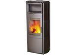Kaminofen HARK "»Nika EcoPlus«", schwarz (grau), Kaminöfen, Kaminofen