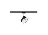 PAULMANN Schienensystem-Leuchten "URail Schienenspot Arena 860lm 14W 4000K 230V Schwarz matt, Chrom", schwarz (schwarz, chromfarben), 1, H: 19,1cm, 1 Stk., Leuchten, Schienensystem-Leuchten