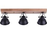 JUST LIGHT Deckenleuchte "SAMIA", schwarz, 3, H: 25cm, 1 Stk., Leuchten, Deckenlampe, Deckenleuchte