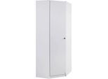 Eckkleiderschrank RAUCH "Kleiderschrank Schrank Garderobe Schlafzimmer Büroschrank BUCHHOLZ", weiß, B:85cm, Holzwerkstoff, Schränke, Eckkleiderschrank, mit viel Stauraum und abschließbarer Tür MADE IN GERMANY