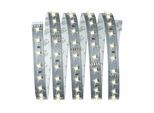 PAULMANN LED-Streifen "MaxLED 500 Basisset 1,5m IP20 2700K 9W 230/24V 20VA Silber", silber (silberfarben), Flammen 1 Stk., Gesamtlänge 4,13m, Lichterketten, LED-Streifen