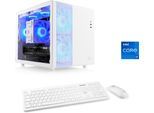 CSL PC "Cube V24176", weiß, Microsoft Windows 11 Home (64 Bit), 32 GB RAM 1.000 GB SSD, Desktop-PCs, PC