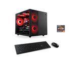 CSL PC "Cube V24191", schwarz, Microsoft Windows 11 Home (64 Bit), GeForce RTX 4060, 32 GB RAM 1.000 GB SSD, Desktop-PCs, PC