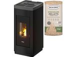 Pelletofen FREEPOINT "Life 9", schwarz, Kaminöfen, Pelletofen