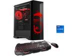CSL Gaming-PC "HydroX V29563 MSI Dragon Advanced Edition", schwarz, Microsoft Windows 11 Home (64 Bit), 16 GB RAM 1.000 GB SSD, Desktop-PCs, Gaming-PC